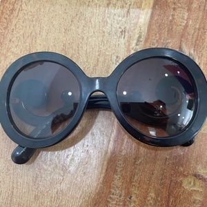 Prada Baroque Sunglasses in Brown Tortoiseshell Acetate